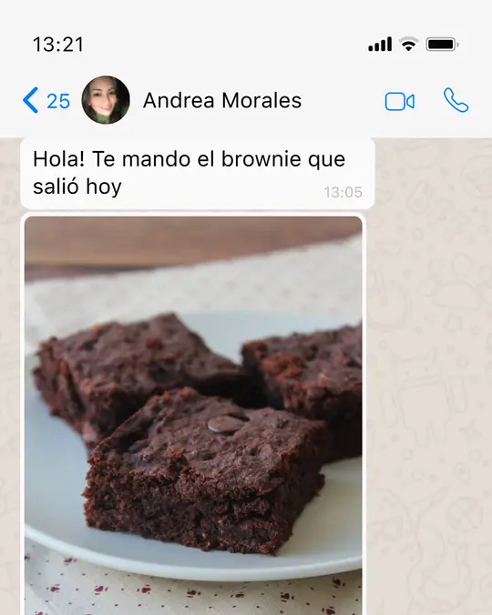 Conversación de WhatsApp con Andrea Morales