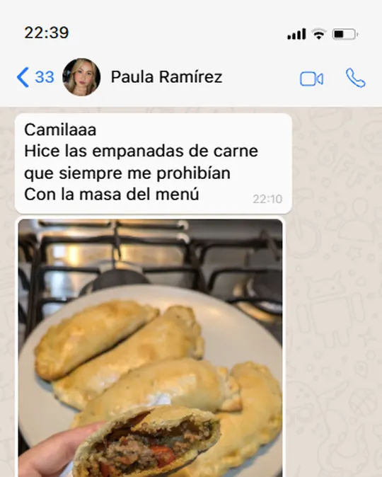 Conversación de WhatsApp con Paula Ramírez